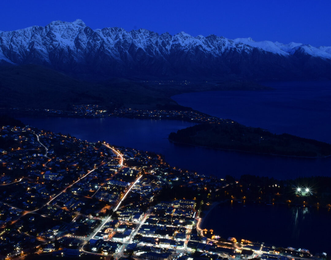 Scenic view from the top of Bob's Peak, Queenstown