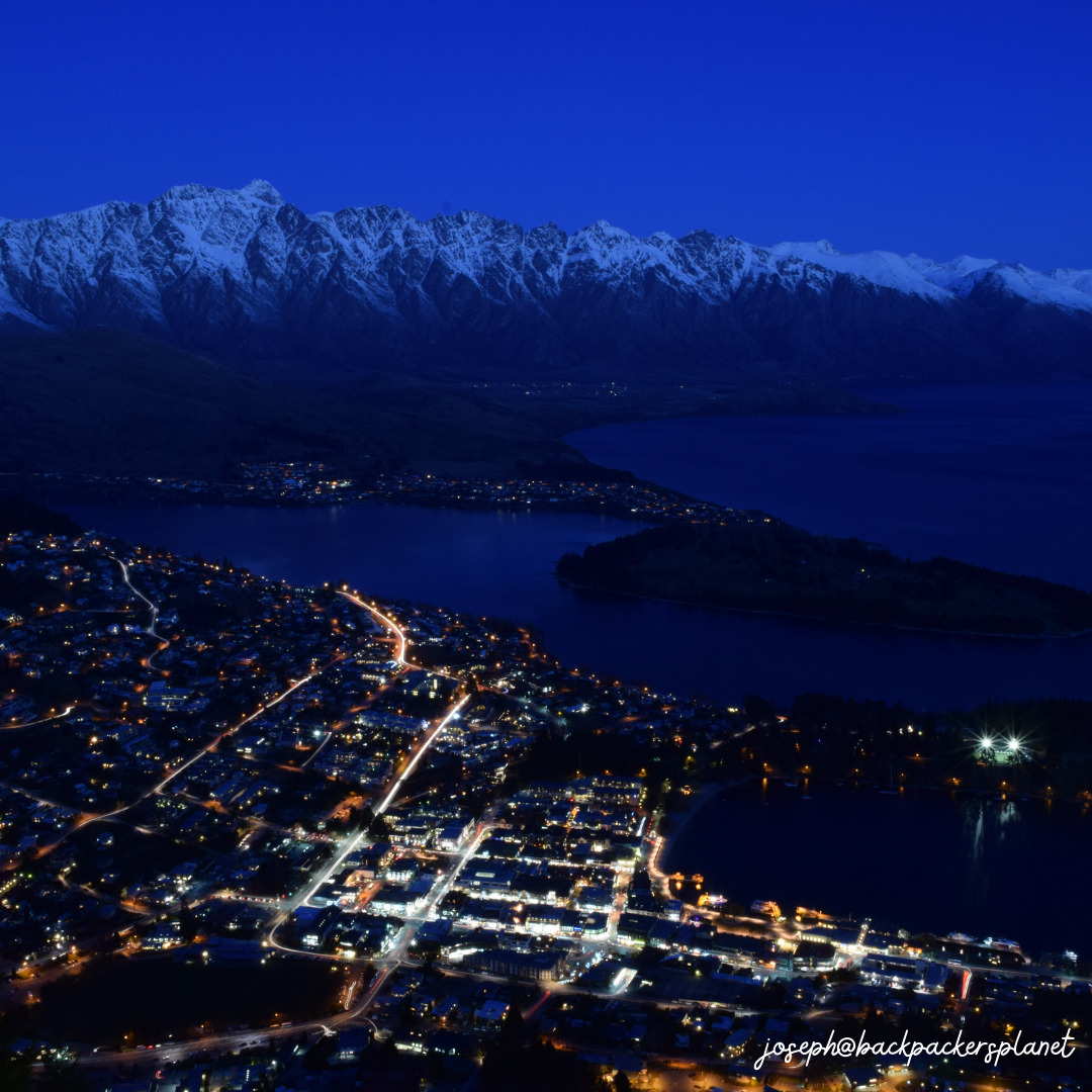 Scenic view from the top of Bob's Peak, Queenstown