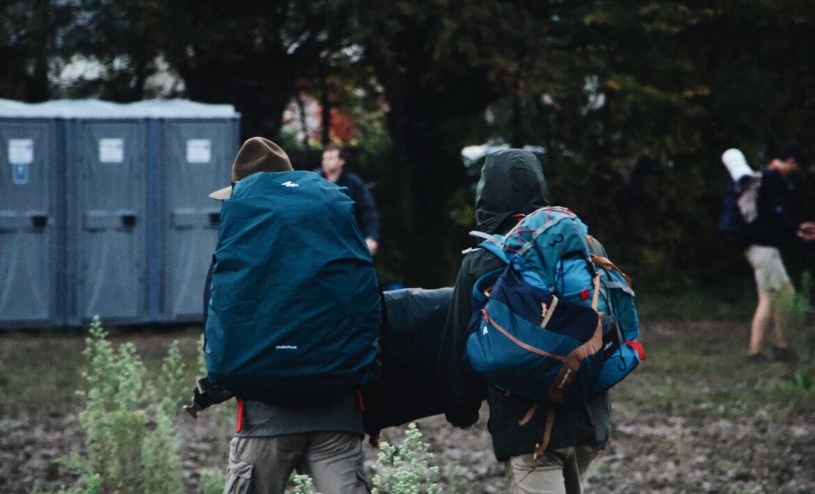 people wearing backpack